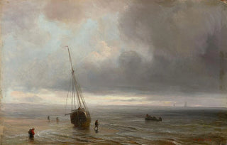 Thodore Gudin - Beach scene.webp