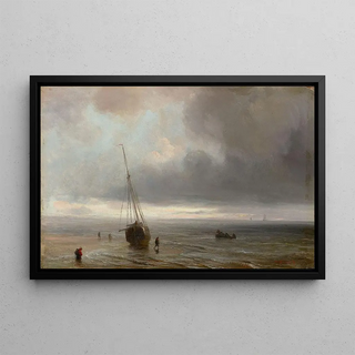 Thodore Gudin - Beach scene.webp