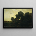 Dämmerung - Théodore Rousseau — gerahmtes Bild an der Wand
