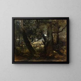 Thodore Rousseau - Pheasantry in the Forest of Compigne.webp
