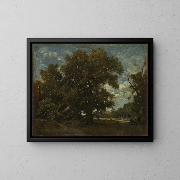 Der Eiche - Théodore Rousseau — gerahmtes Bild an der Wand