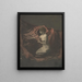 Die Glut leuchtet - Théodore Roussel — gerahmtes Bild an der Wand