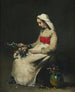 La Fleuriste - Théodule Ribot — Ansicht des Kunstwerks