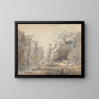 L'entrée nord du col de Gundecotta - Thomas Anburey — gerahmtes Bild an der Wand