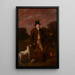 Portrait von Henry Hoste Henley 1766-1833 mit Hunden - Thomas Arrowsmith — gerahmtes Bild an der Wand