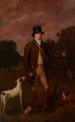 Portrait von Henry Hoste Henley 1766-1833 mit Hunden - Thomas Arrowsmith — Ansicht des Kunstwerks