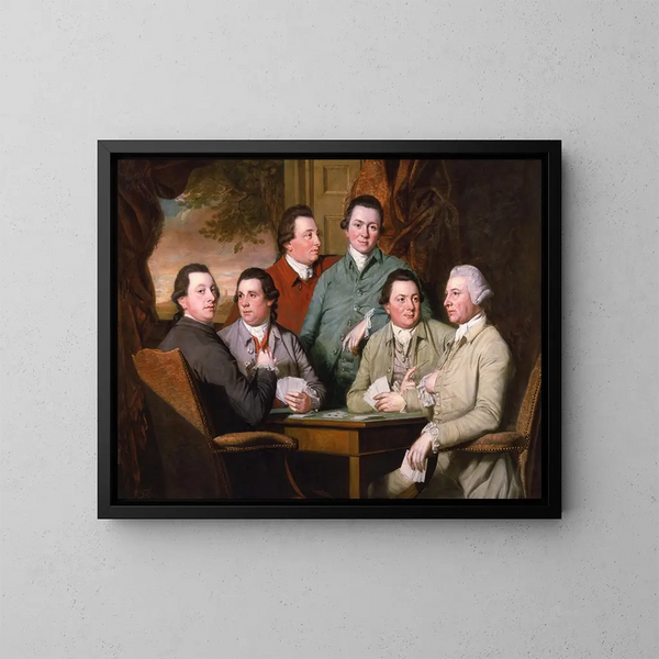 Die Hand, die nicht gerufen wurde - Thomas Beach — gerahmtes Bild an der Wand