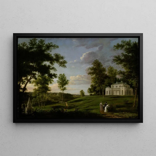 Thomas Birch - Southeast View of Sedgeley Park the Country Seat of James Cowles Fisher Esq.webp