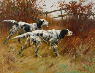Setters anglais - Thomas Blinks — Ansicht des Kunstwerks