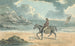 Mann auf dem Pferd am Strand - Thomas Bradshaw — Ansicht des Kunstwerks