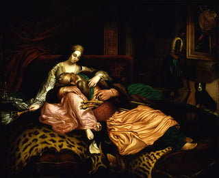 Thomas Buchanan Read - Interior Scene with Sultan and Concubine.webp