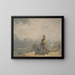 Figur am Ufer - Thomas Chafe — gerahmtes Bild an der Wand