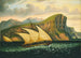 Felucca vor Gibraltar - Thomas Chambers — Ansicht des Kunstwerks