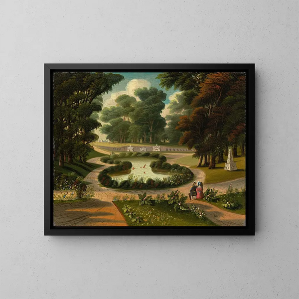 Cimetière de Mount Auburn - Thomas Chambers — gerahmtes Bild an der Wand