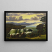 Chutes du Niagara vues depuis Goat Island - Thomas Chambers — gerahmtes Bild an der Wand