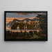 Ansicht des Hudson-Flusses bei West Point - Thomas Chambers — gerahmtes Bild an der Wand
