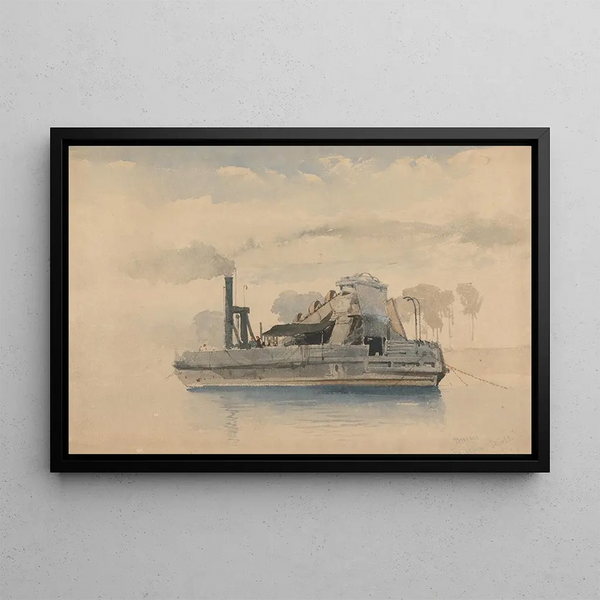 Thomas Charles Leeson Rowbotham - Dredger at Twickenham September 22 1874.webp