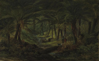 Thomas Clark - Fern gully with Aboriginal family.webp