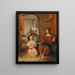 Der Christus im Haus von Martha und Maria - Thomas Clement Thompson — gerahmtes Bild an der Wand