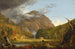Ansicht des Gebirgspasses namens Notch des White Mountains Crawford Notch - Thomas Cole — Ansicht des Kunstwerks