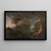Eine wilde Szene - Thomas Cole — gerahmtes Bild an der Wand