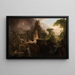 Vertreibung aus dem Garten Eden - Thomas Cole — gerahmtes Bild an der Wand