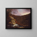 vom Gipfel der Kaaterskill-Fälle - Thomas Cole — gerahmtes Bild an der Wand