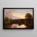 Berg im Norden und Catskill-Bach - Thomas Cole — gerahmtes Bild an der Wand