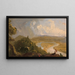 Skizze für Ansicht von Mount Holyoke, Northampton, Massachusetts nach einem Sturm, Der Meander - Thomas Cole — gerahmtes Bild an der Wand