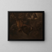 Studien von Tierkopf-Studien - Thomas Cole — gerahmtes Bild an der Wand