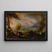Der Lauf des Imperiums, der wilde Staat - Thomas Cole — gerahmtes Bild an der Wand