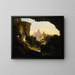 Der Wasserentzug der Sintflut - Thomas Cole — gerahmtes Bild an der Wand