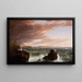 Ansichten von Frenchmans Bay vom Mt Desert Island nach einem Sturm - Thomas Cole — gerahmtes Bild an der Wand