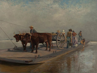 Thomas Corwin Lindsay - Barge Crossing.webp