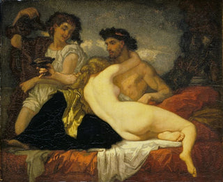 Horace und Lydia - Thomas Couture — Ansicht des Kunstwerks