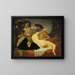 Horace und Lydia - Thomas Couture — gerahmtes Bild an der Wand