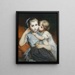 Schwestern - Thomas Couture — gerahmtes Bild an der Wand
