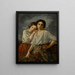 Zwei Schwestern - Thomas Couture — gerahmtes Bild an der Wand