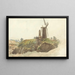 Landschaft mit Windmühle - Thomas Creswick — gerahmtes Bild an der Wand