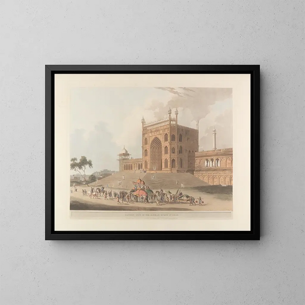 Szene orientalisch Pl01 - Thomas Daniell — gerahmtes Bild an der Wand