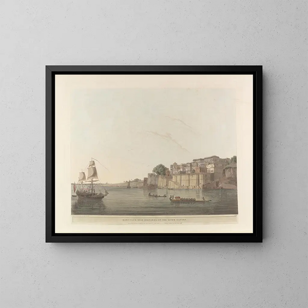 Szene orientalisch Pl14 - Thomas Daniell — gerahmtes Bild an der Wand
