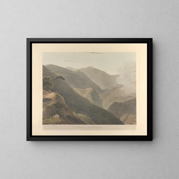 Szenen aus dem Orient Pl26 - Thomas Daniell — gerahmtes Bild an der Wand