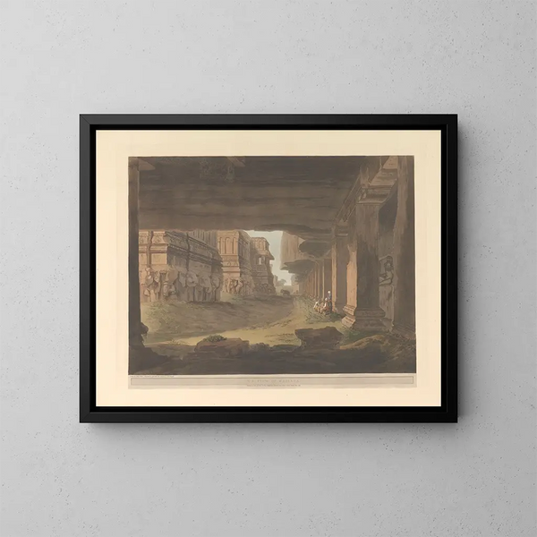 Szene orientalisch Pl39 - Thomas Daniell — gerahmtes Bild an der Wand