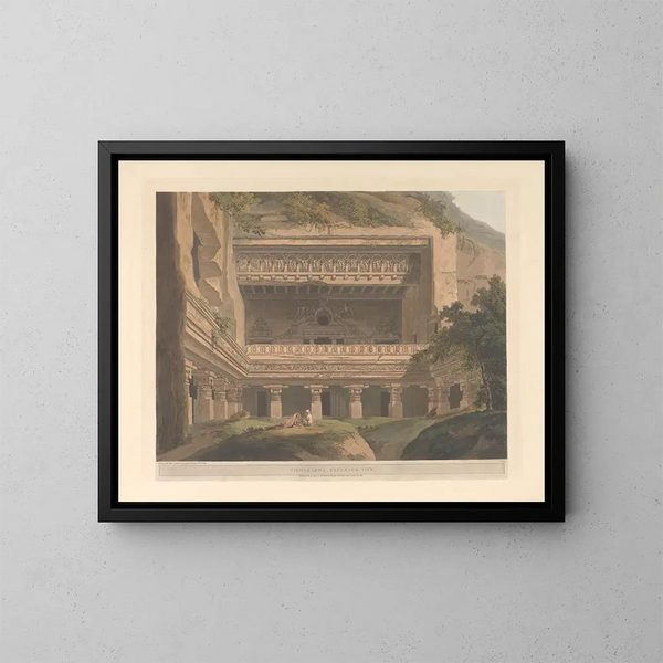 Szene orientalisch Pl46 - Thomas Daniell — gerahmtes Bild an der Wand