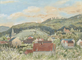 Vue de Seeheim - Thomas Dielmann — Ansicht des Kunstwerks