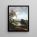 Ein Blick auf den Fluss - Thomas Doughty — gerahmtes Bild an der Wand