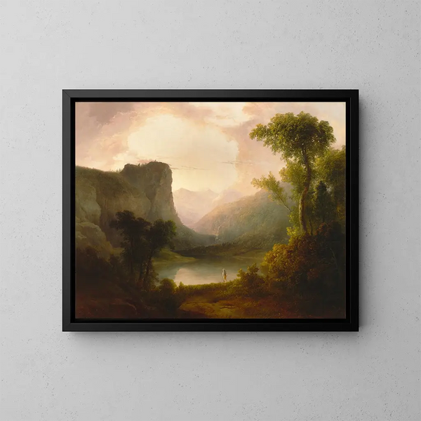 Im Land der Wunder der Natur - Thomas Doughty — gerahmtes Bild an der Wand