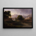 Landschaft mit Bach und Bergen - Thomas Doughty — gerahmtes Bild an der Wand
