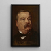Grover Cleveland - Thomas Eakins — gerahmtes Bild an der Wand