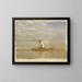 John Biglin in einem Skiff - Thomas Eakins — gerahmtes Bild an der Wand